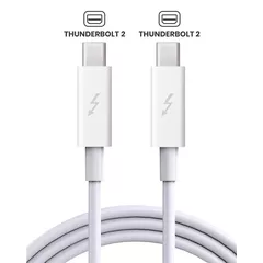 Apple Thunderbolt 2 USB-C to USB-C Cable For MacBook (2m, 6ft) (OEM Grade A, Bulk Packaging)