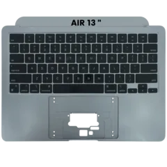 Top Case with Keyboard (ANSI US) For MacBook Air 13" A2681 (2022) (Used OEM Pull: Grade B) (Space Gray)